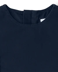 Girls Wrinkle-Resistant Pleated Jumper - Uniform