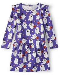 Robe péplum fantôme pour fille - Halloween