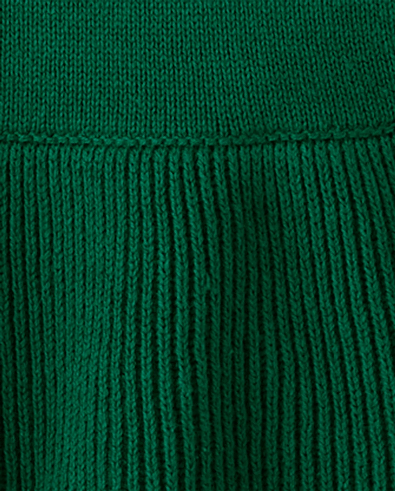 Girls Fox Fairisle Sweater Dress - Friendly