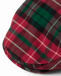 Chapeau Gavroche A carreaux Bébé Garçon - Royal de Noël