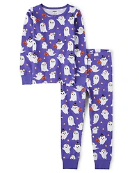 Pyjama en coton ajusté Ghost pour filles