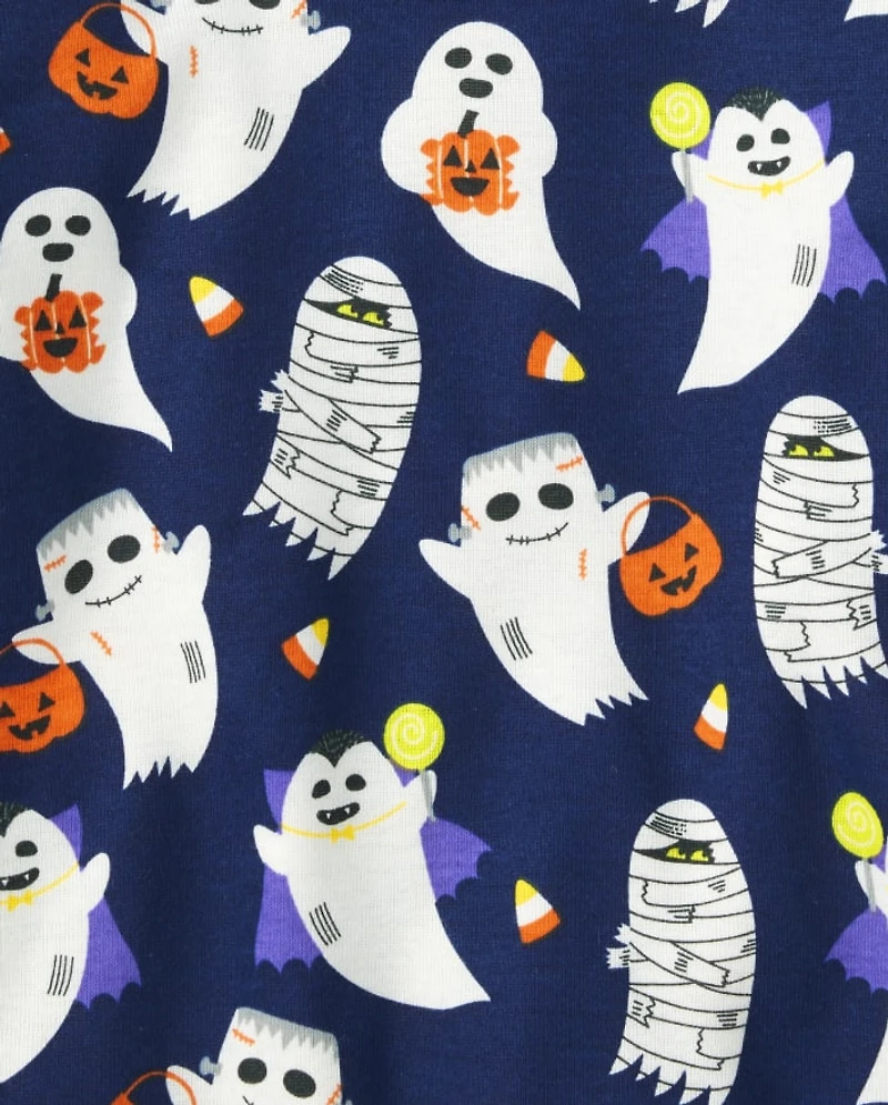 Boys Ghost Snug Fit Cotton Pajamas