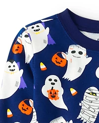 Boys Ghost Snug Fit Cotton Pajamas
