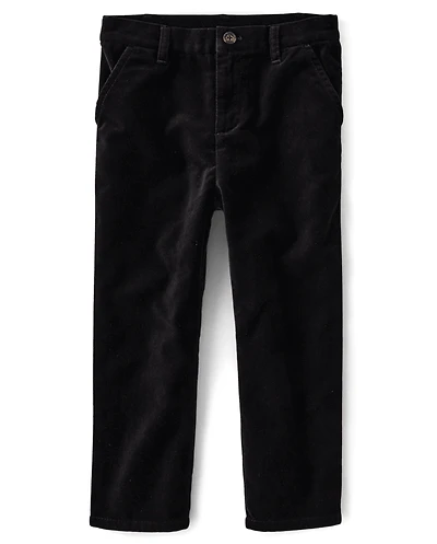 Boys Velvet Dress Pants - All Dressed Up