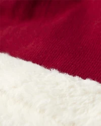 Jupe pull en fausse fourrure pour fille - Un Noël royal