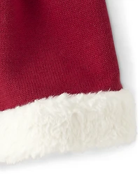 Jupe pull en fausse fourrure pour fille - Un Noël royal