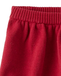 Jupe pull en fausse fourrure pour fille - Un Noël royal