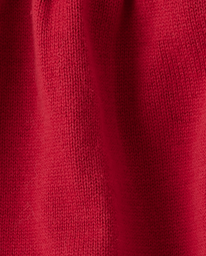 Jupe pull en fausse fourrure pour fille - Un Noël royal