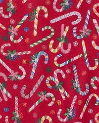 Kids Candy Cane Snug Fit Cotton Pajamas