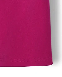 Girls Embroidered Dog Top - Prep School