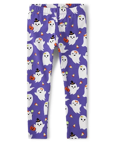 Leggings fantômes pour filles - Halloween