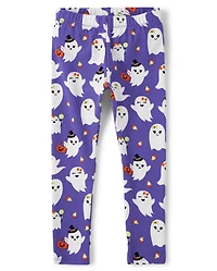 Leggings fantômes pour filles - Halloween