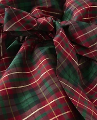 Womens Matching Family Plaid Dupioni Wrap Dress - A Royal Christmas