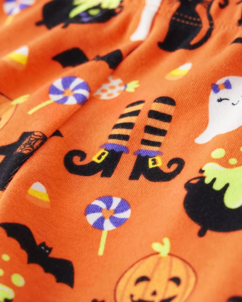 Leggings d'Halloween pour filles - Des bonbons ou un sort