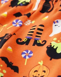 Leggings d'Halloween pour filles - Des bonbons ou un sort