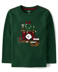 Haut brodé Père Noël pour garçon - Casse-Noisette