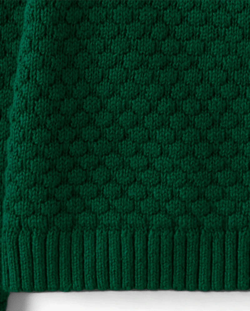 Girls Bow Sweater - Christmas Cabin