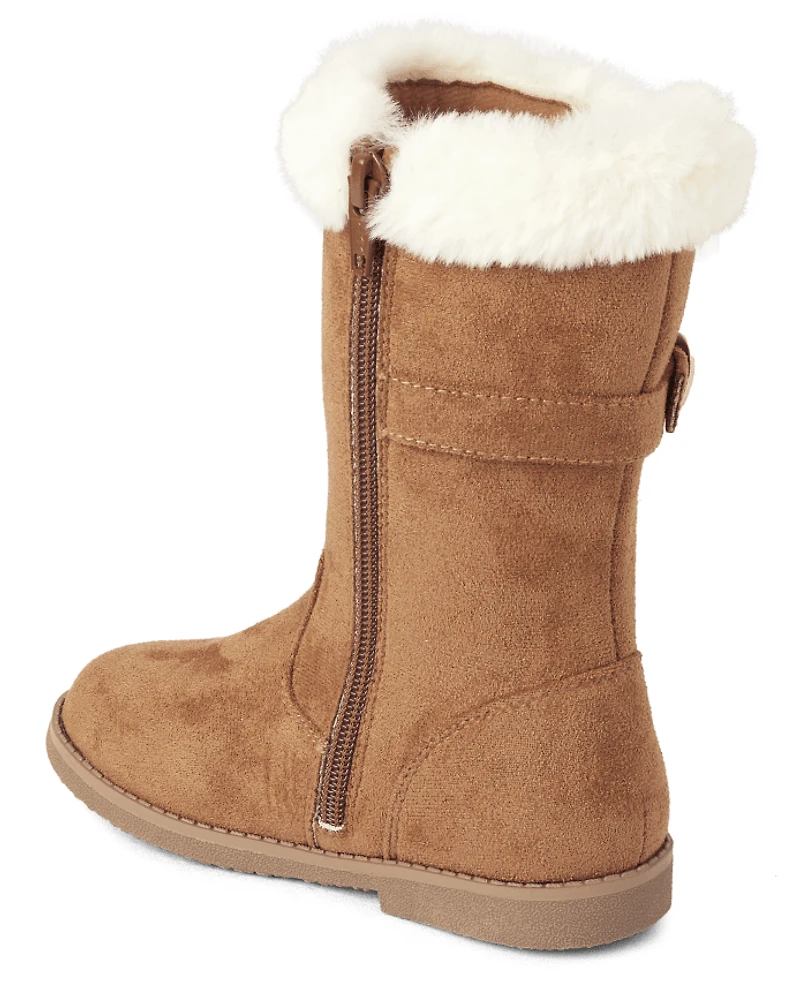 Girls Faux Fur Boots