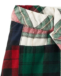Jupe-short en flanelle à carreaux pour filles - Chalet de Noël