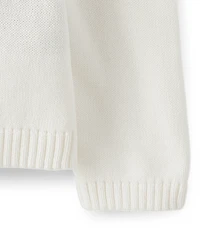 Pull brodé flocons de neige pour fille - Douce Nuit