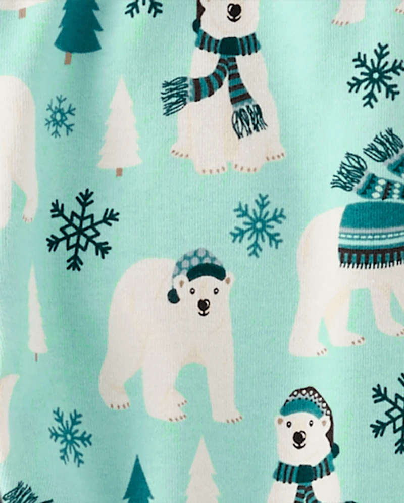 Leggings ours polaire pour filles - Aventure nordique