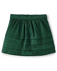 Girls Pintuck Skirt - Nutcracker