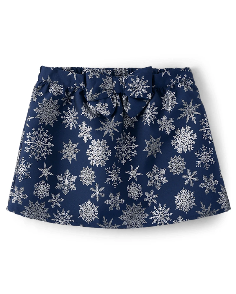 Jupe flocon de neige pour fille - Nuit silencieuse