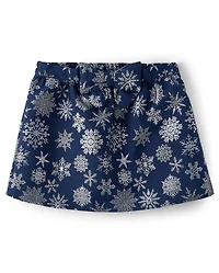 Jupe flocon de neige pour fille - Nuit silencieuse
