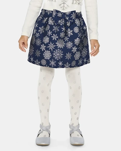 Jupe flocon de neige pour fille - Nuit silencieuse