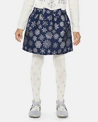 Jupe flocon de neige pour fille - Nuit silencieuse