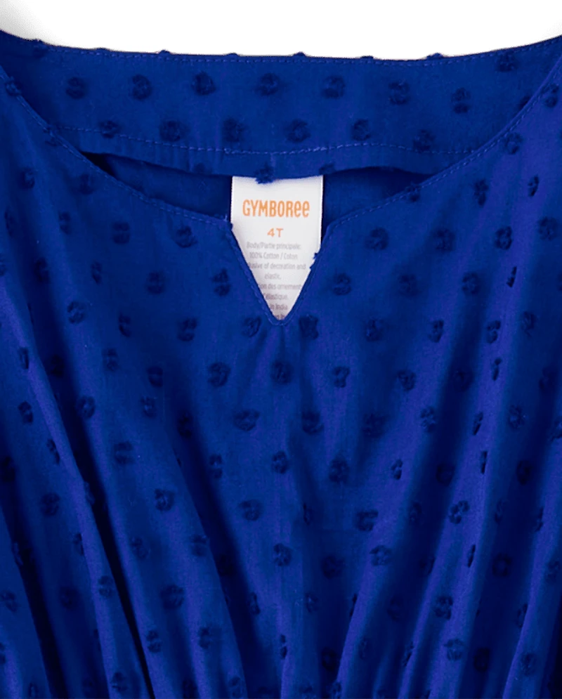 Cache-maillot de bain à œillets pour filles
