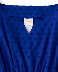 Cache-maillot de bain à œillets pour filles