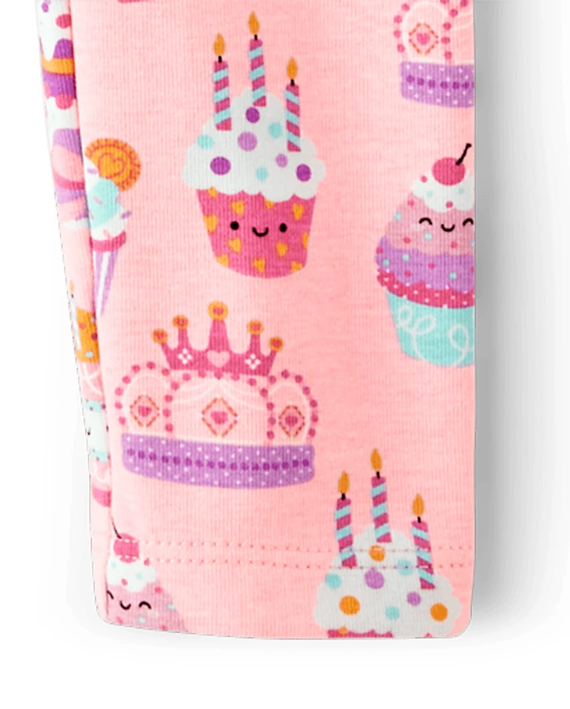 Girls Dessert Leggings - Birthday Boutique