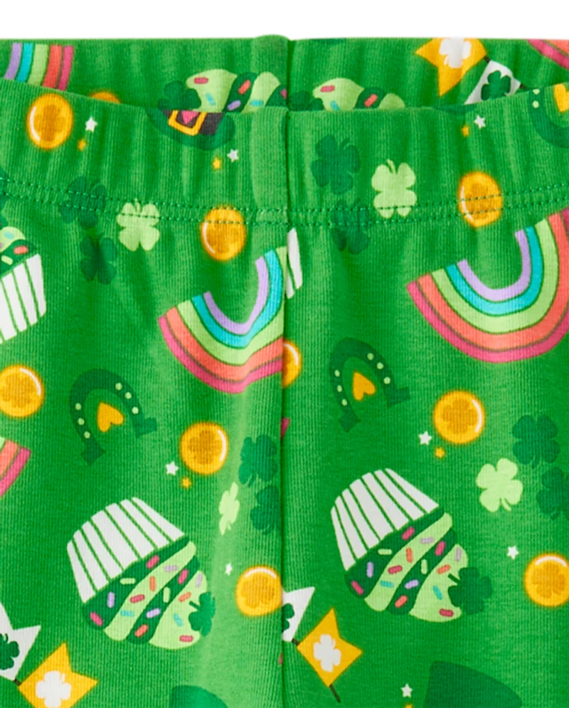 Leggings trèfle pour filles - Collection Petit Lutin