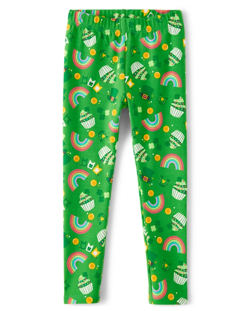 Leggings trèfle pour filles - Collection Petit Lutin