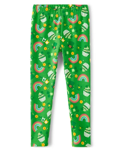 Leggings trèfle pour filles - Collection Petit Lutin
