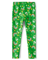 Leggings trèfle pour filles - Collection Petit Lutin