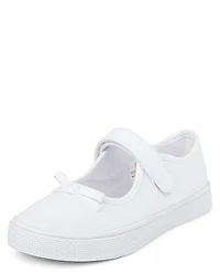 Girls Bow Mary Jane Shoes - Little Essentials