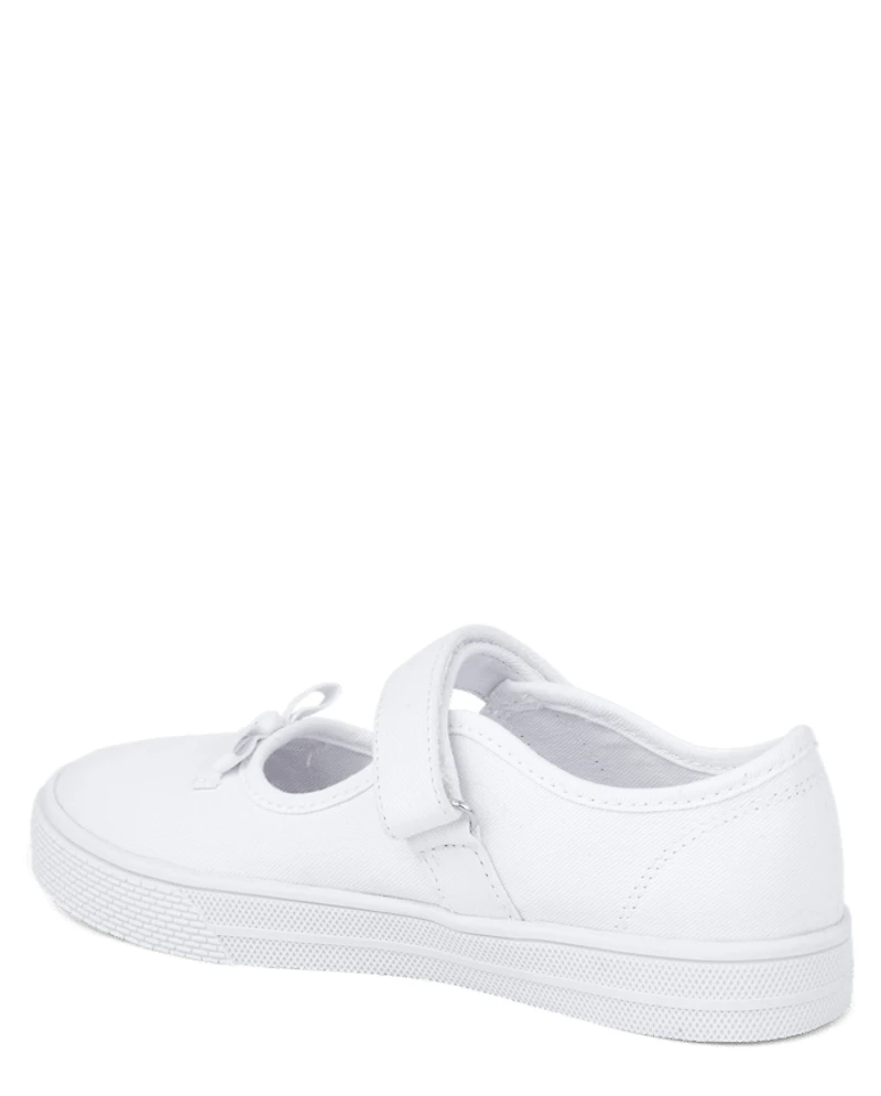 Girls Bow Mary Jane Shoes - Little Essentials
