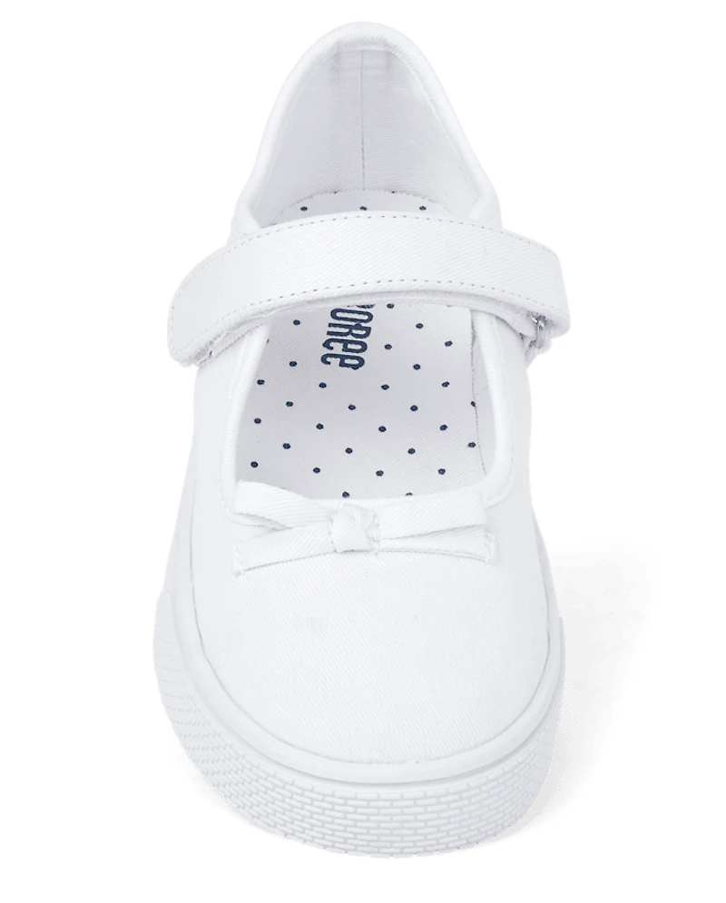 Girls Bow Mary Jane Shoes - Little Essentials