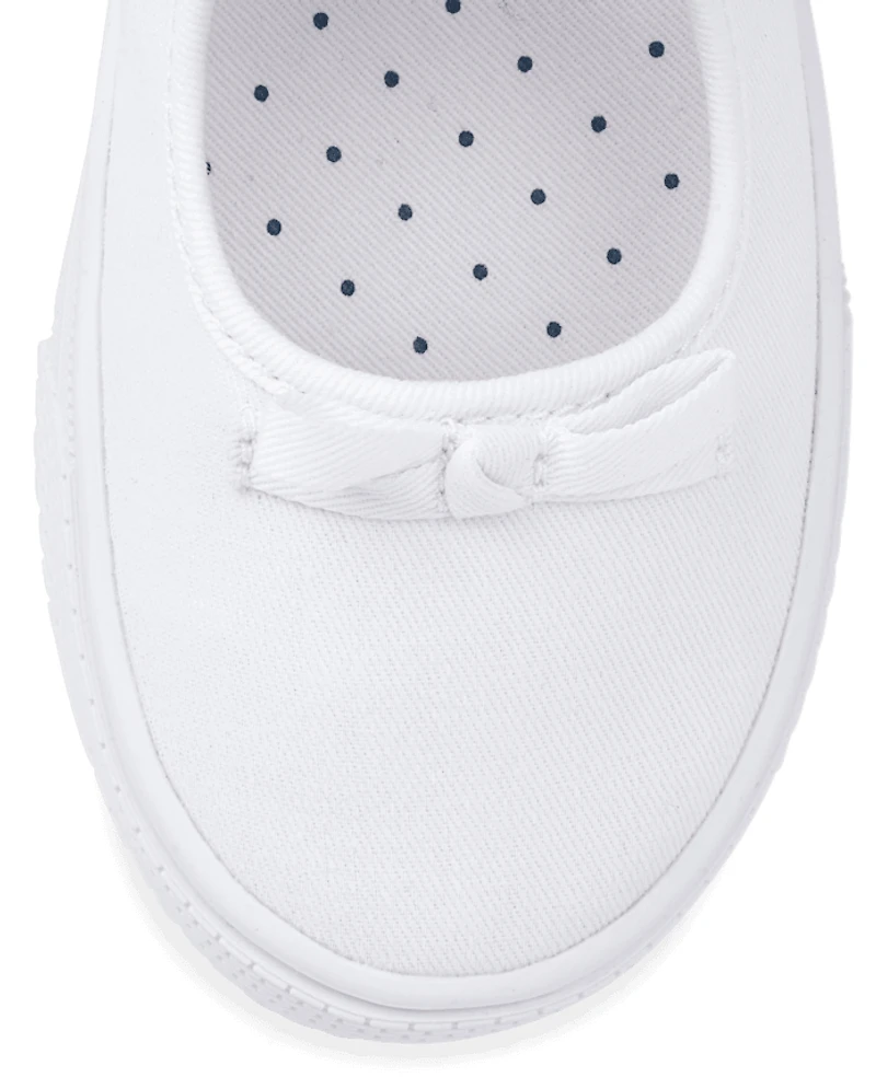 Girls Bow Mary Jane Shoes - Little Essentials