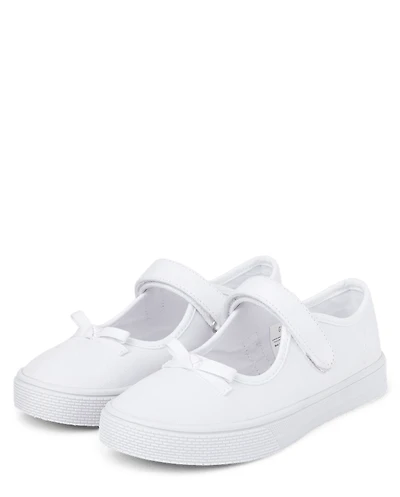Girls Bow Mary Jane Shoes - Little Essentials
