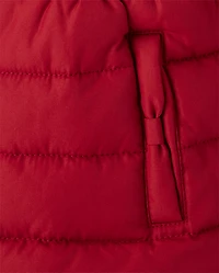 Girls Long Puffer Jacket