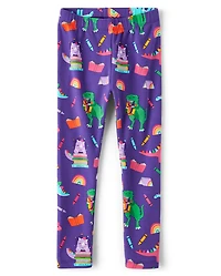 Leggings dinosaures pour filles - Adorables la classe