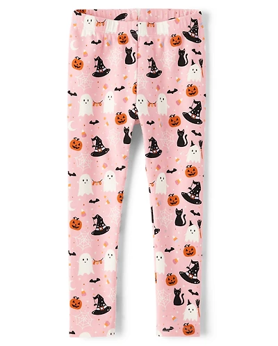 Girls Halloween Leggings