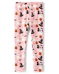 Girls Halloween Leggings