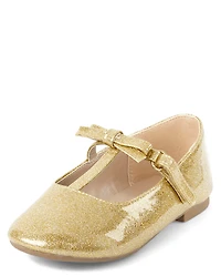 Fille Scintillant Courroie en T Ballerines - All Dressed Up