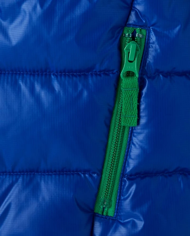 Boys Quilted Puffer Jacket - Little Essentials