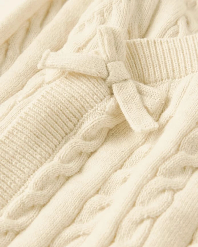 Baby Cable Knit Bear 4-Piece Outfit Set - Homegrown By Gymboree