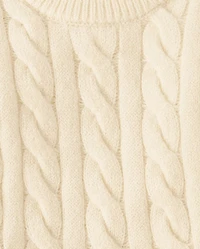 Baby Girls Cable Knit Sweater Dress